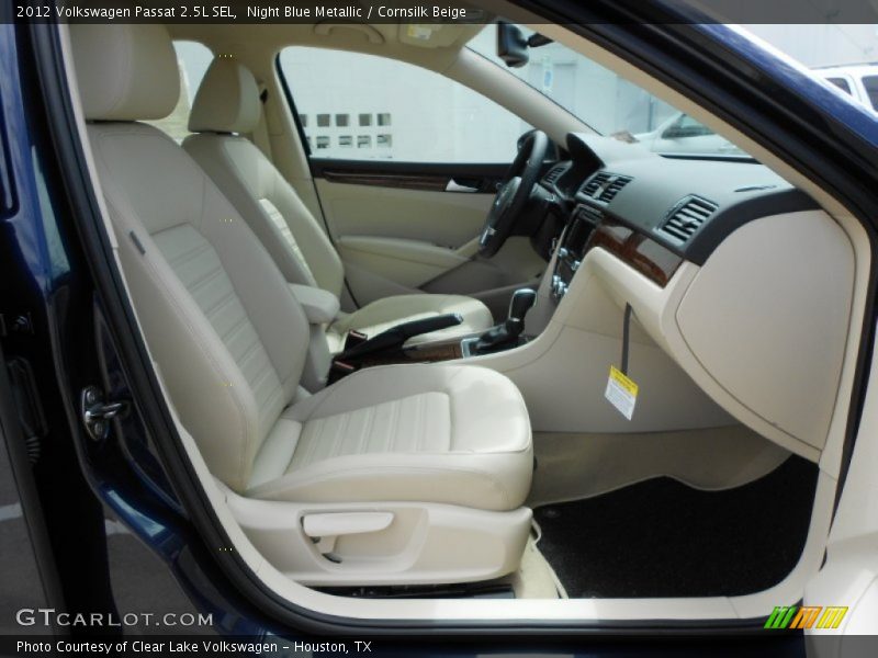 Night Blue Metallic / Cornsilk Beige 2012 Volkswagen Passat 2.5L SEL