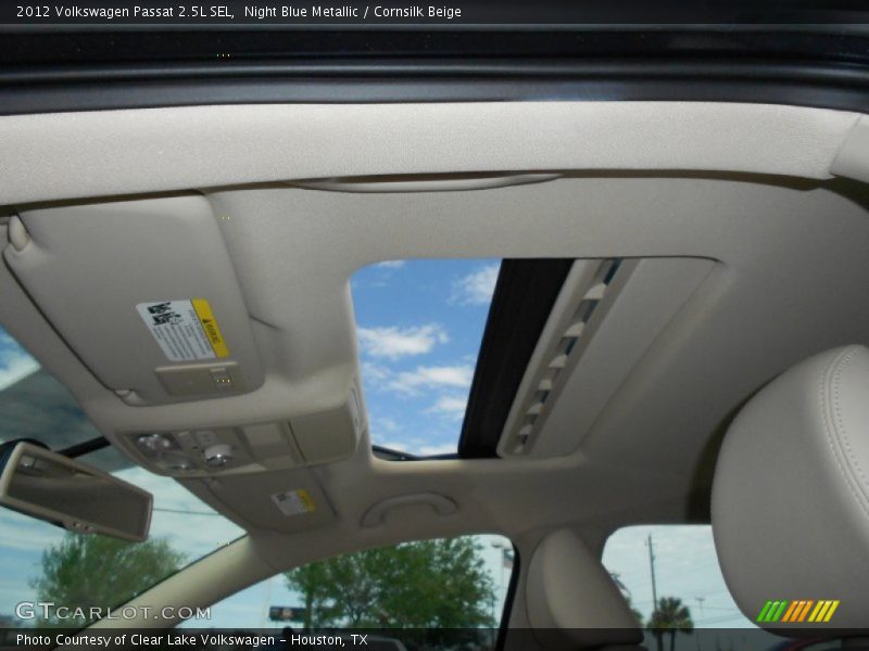 Night Blue Metallic / Cornsilk Beige 2012 Volkswagen Passat 2.5L SEL