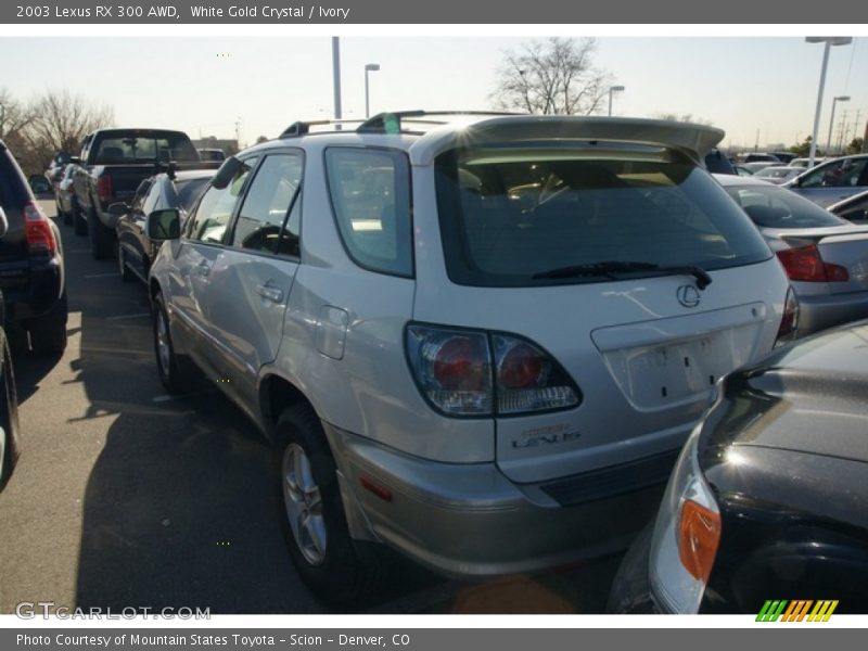 White Gold Crystal / Ivory 2003 Lexus RX 300 AWD