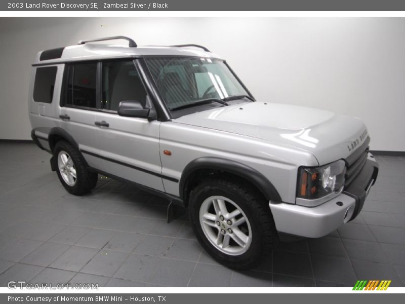 Zambezi Silver / Black 2003 Land Rover Discovery SE