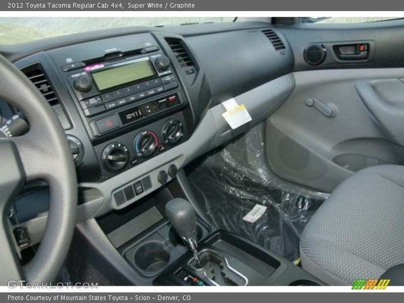 Super White / Graphite 2012 Toyota Tacoma Regular Cab 4x4