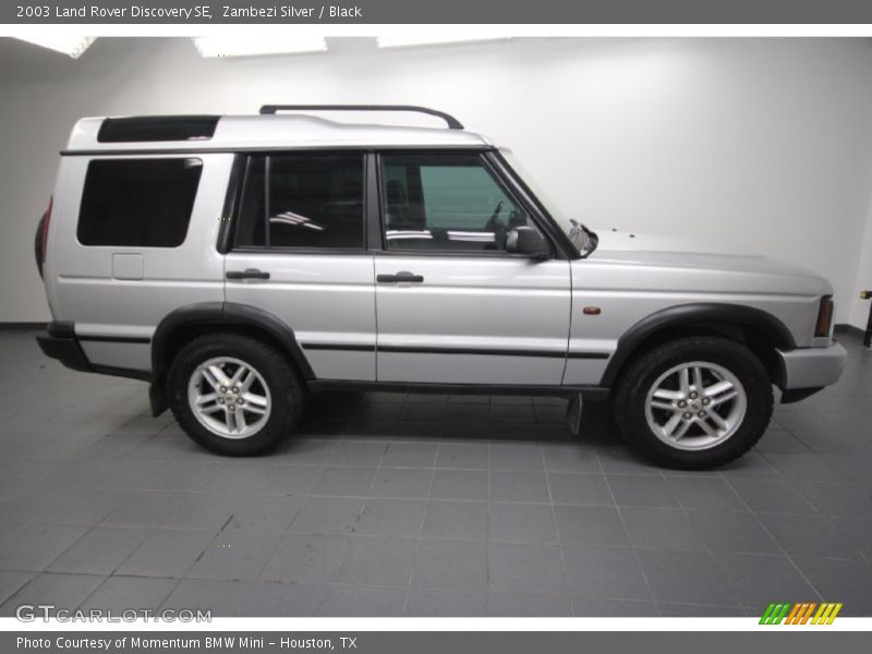 Zambezi Silver / Black 2003 Land Rover Discovery SE