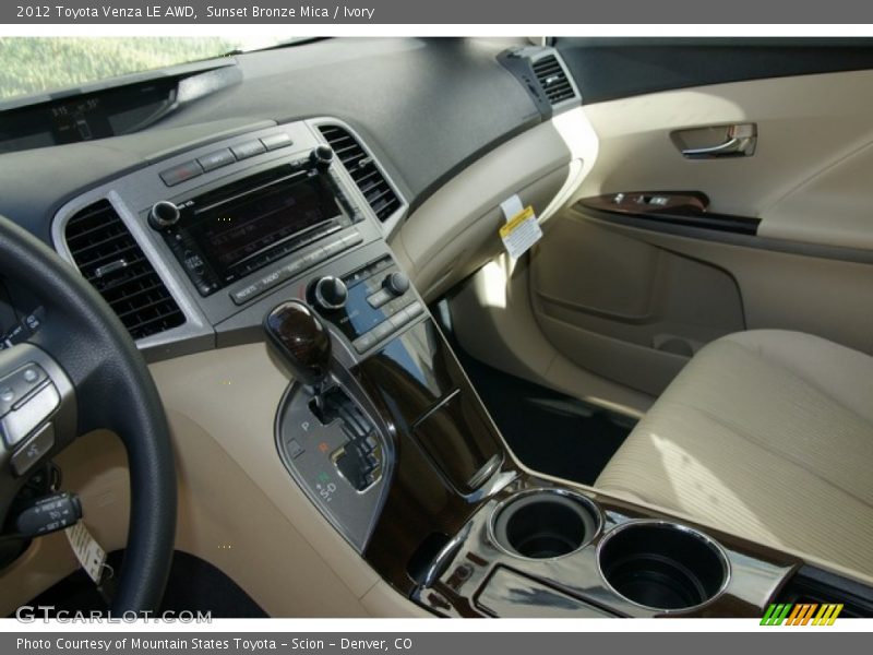 Sunset Bronze Mica / Ivory 2012 Toyota Venza LE AWD