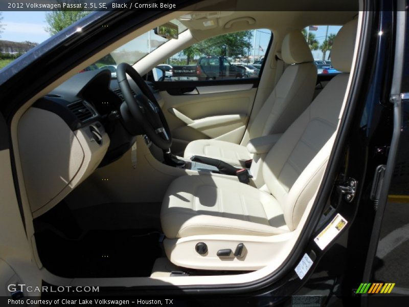 Black / Cornsilk Beige 2012 Volkswagen Passat 2.5L SE