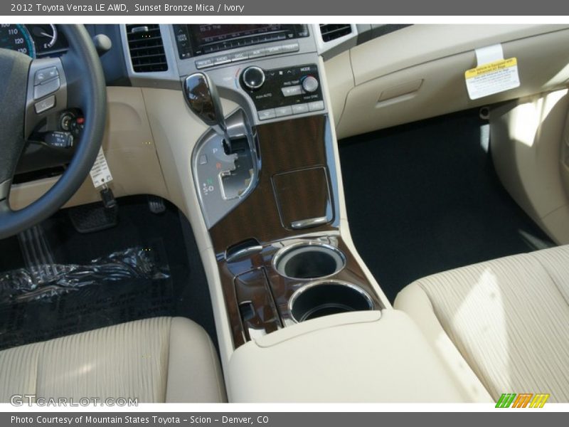 Sunset Bronze Mica / Ivory 2012 Toyota Venza LE AWD
