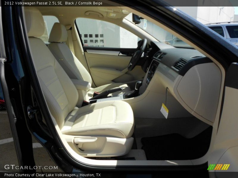 Black / Cornsilk Beige 2012 Volkswagen Passat 2.5L SE