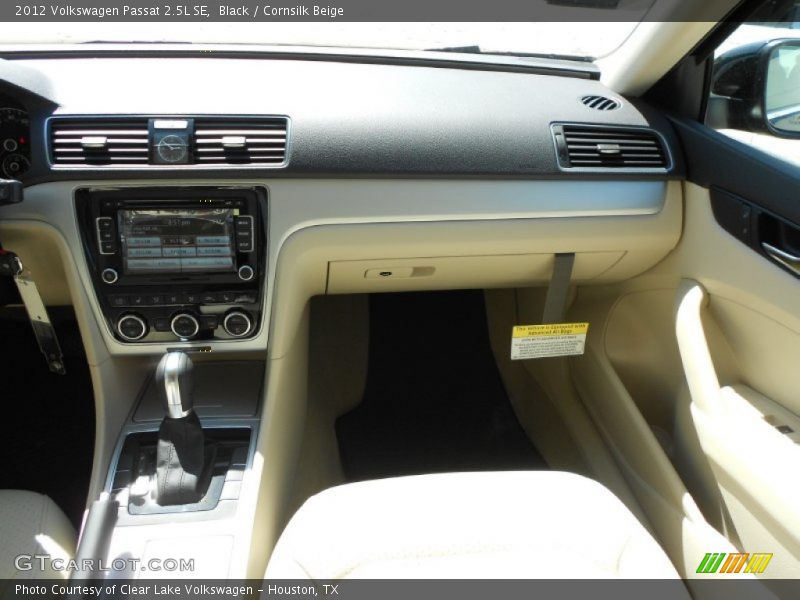 Black / Cornsilk Beige 2012 Volkswagen Passat 2.5L SE