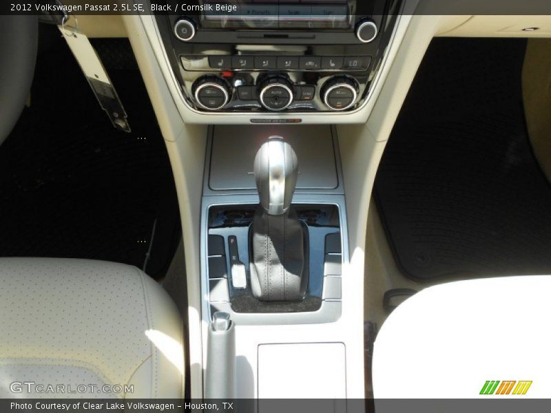 Black / Cornsilk Beige 2012 Volkswagen Passat 2.5L SE