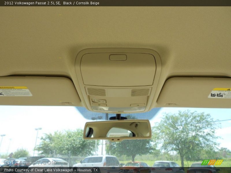 Black / Cornsilk Beige 2012 Volkswagen Passat 2.5L SE