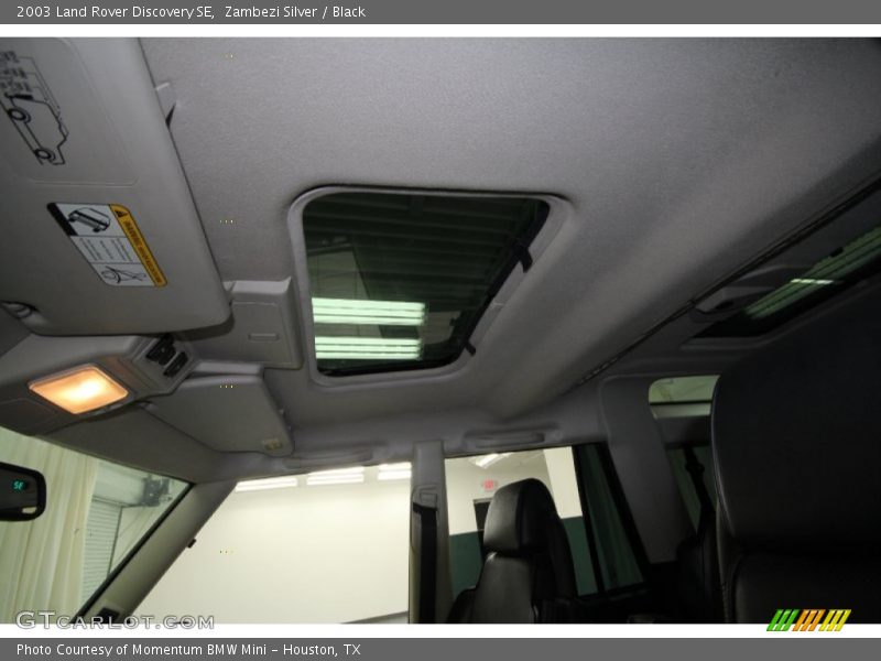 Zambezi Silver / Black 2003 Land Rover Discovery SE