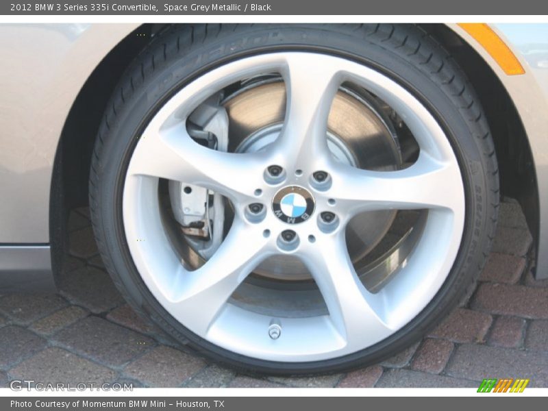 Space Grey Metallic / Black 2012 BMW 3 Series 335i Convertible