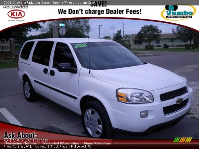 Summit White / Medium Gray 2008 Chevrolet Uplander Cargo