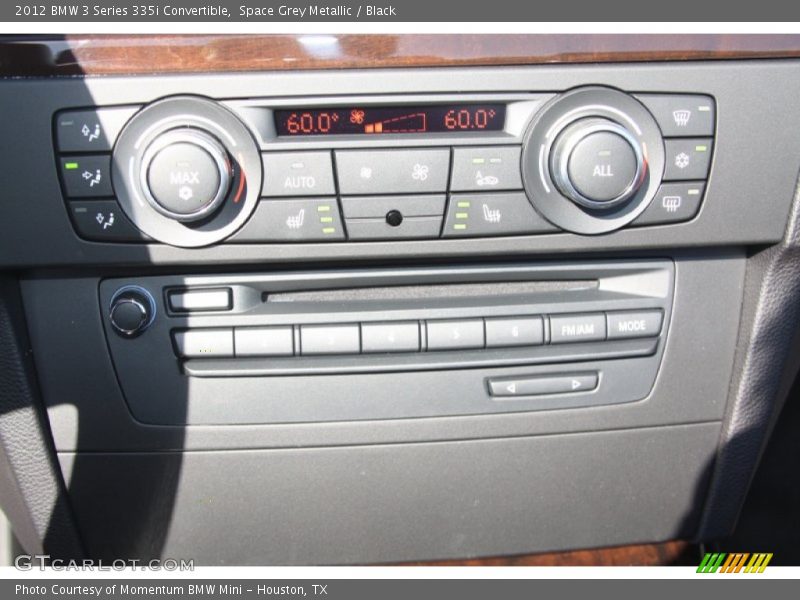 Space Grey Metallic / Black 2012 BMW 3 Series 335i Convertible