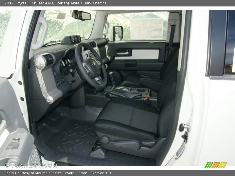 Iceberg White / Dark Charcoal 2012 Toyota FJ Cruiser 4WD