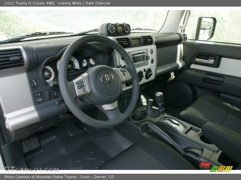 Iceberg White / Dark Charcoal 2012 Toyota FJ Cruiser 4WD