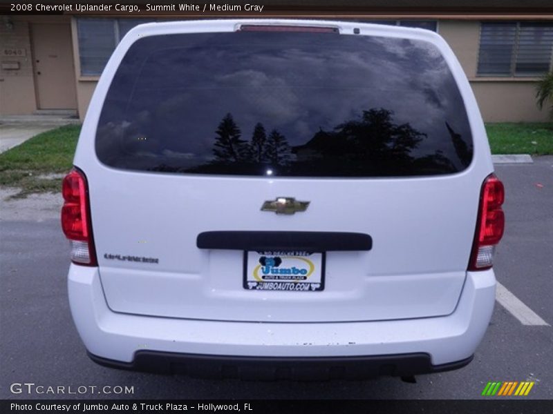 Summit White / Medium Gray 2008 Chevrolet Uplander Cargo