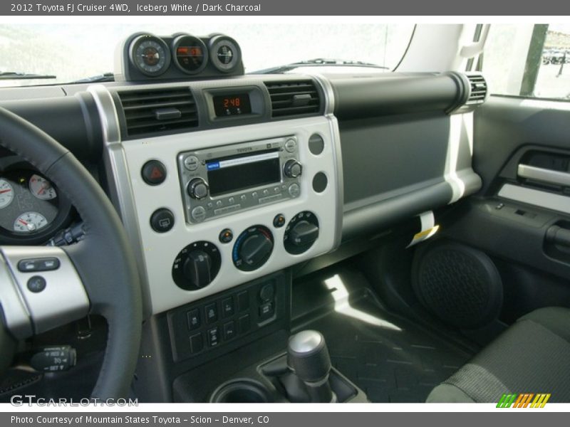 Iceberg White / Dark Charcoal 2012 Toyota FJ Cruiser 4WD