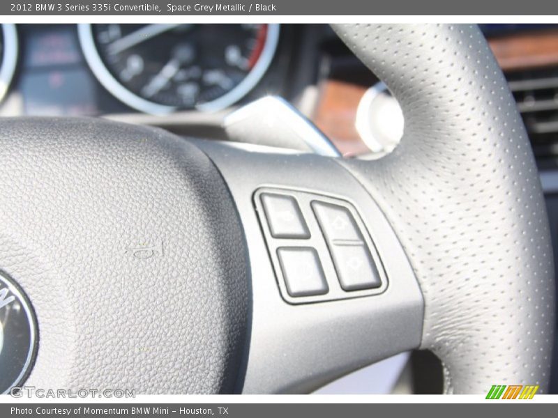 Space Grey Metallic / Black 2012 BMW 3 Series 335i Convertible