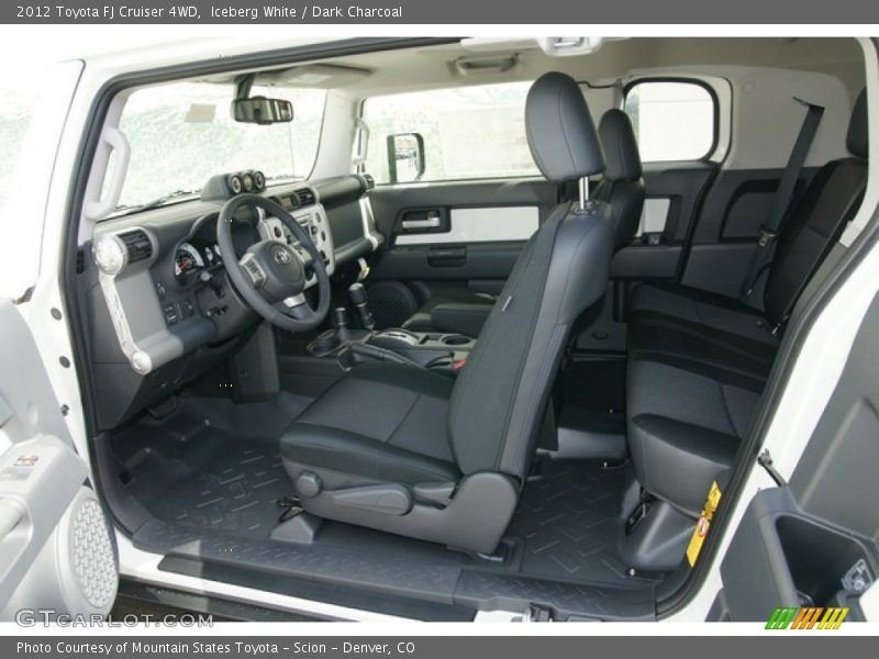 Iceberg White / Dark Charcoal 2012 Toyota FJ Cruiser 4WD
