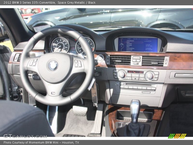 Space Grey Metallic / Black 2012 BMW 3 Series 335i Convertible