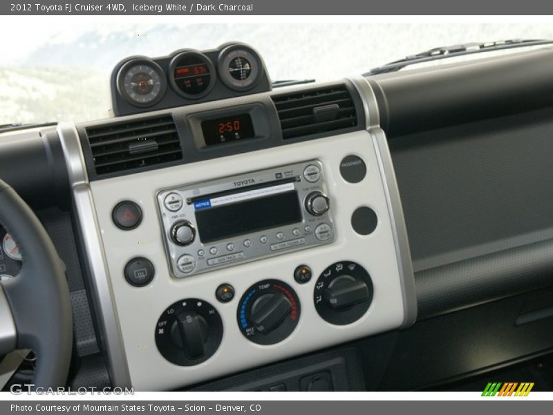 Iceberg White / Dark Charcoal 2012 Toyota FJ Cruiser 4WD