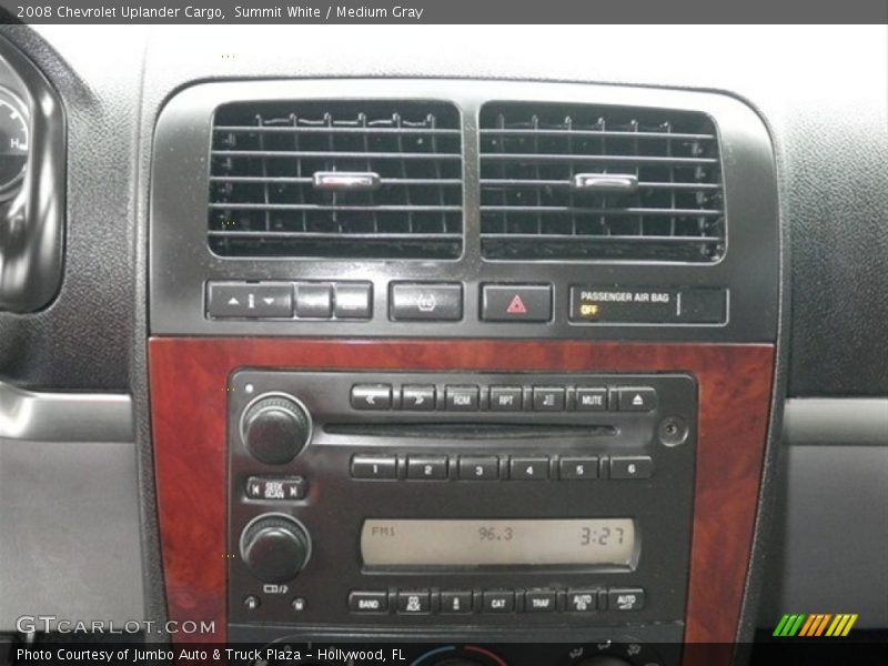 Controls of 2008 Uplander Cargo