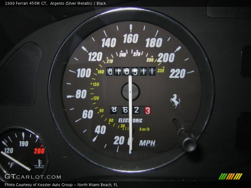 Argento (Silver Metallic) / Black 1999 Ferrari 456M GT