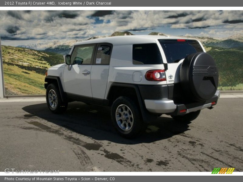 Iceberg White / Dark Charcoal 2012 Toyota FJ Cruiser 4WD
