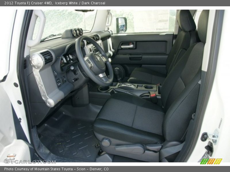 Iceberg White / Dark Charcoal 2012 Toyota FJ Cruiser 4WD