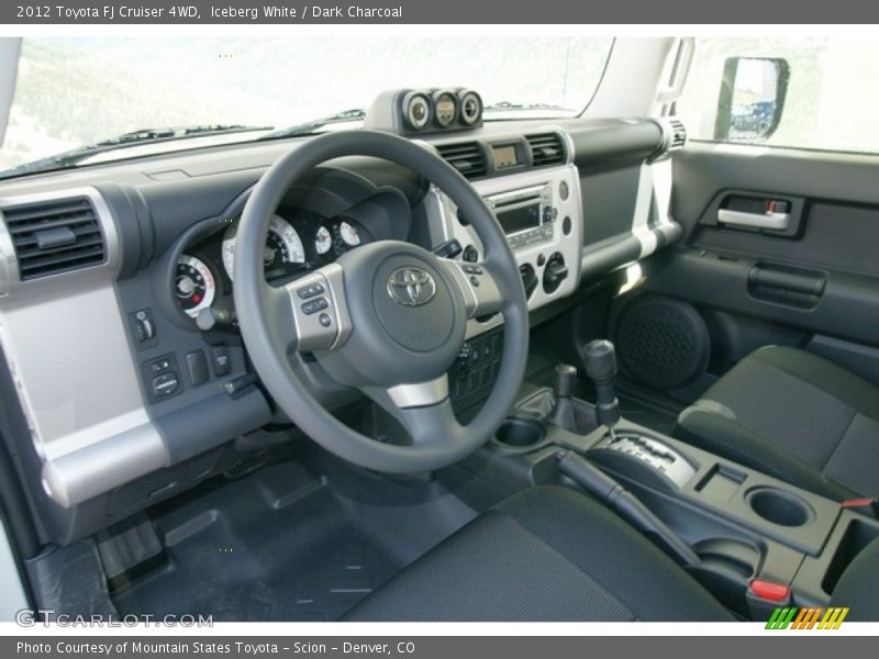 Iceberg White / Dark Charcoal 2012 Toyota FJ Cruiser 4WD