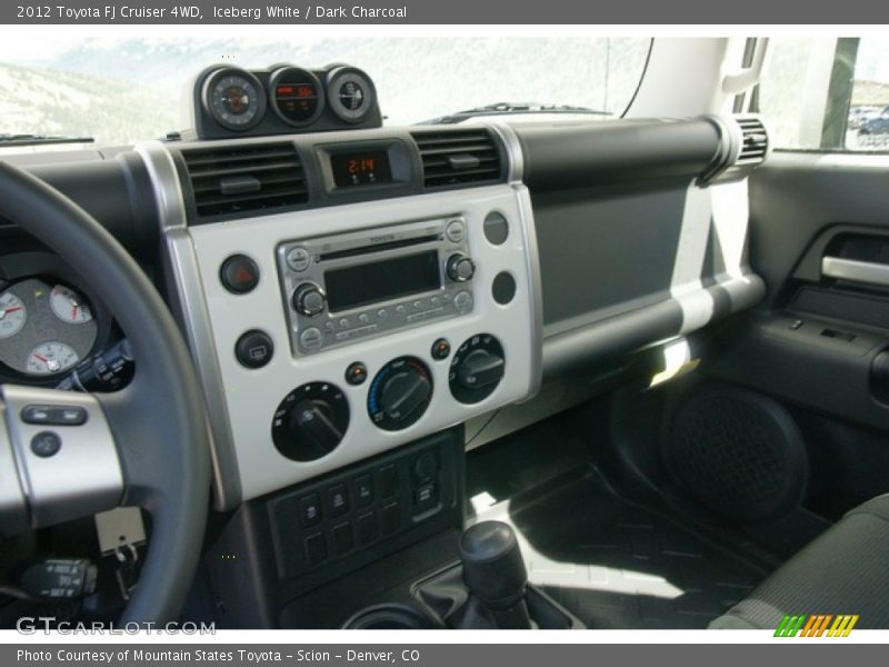 Iceberg White / Dark Charcoal 2012 Toyota FJ Cruiser 4WD