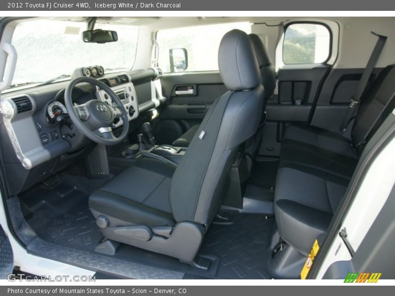 Iceberg White / Dark Charcoal 2012 Toyota FJ Cruiser 4WD