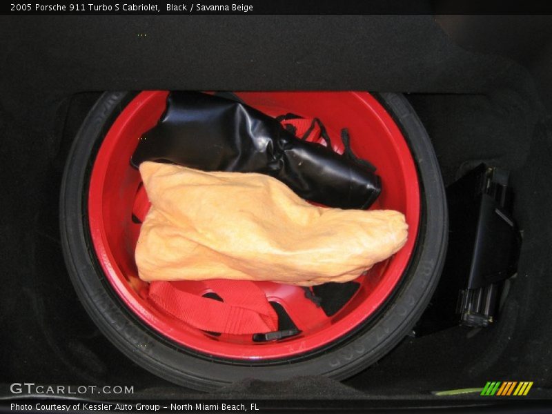 Black / Savanna Beige 2005 Porsche 911 Turbo S Cabriolet