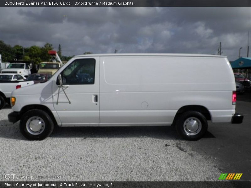 Oxford White / Medium Graphite 2000 Ford E Series Van E150 Cargo