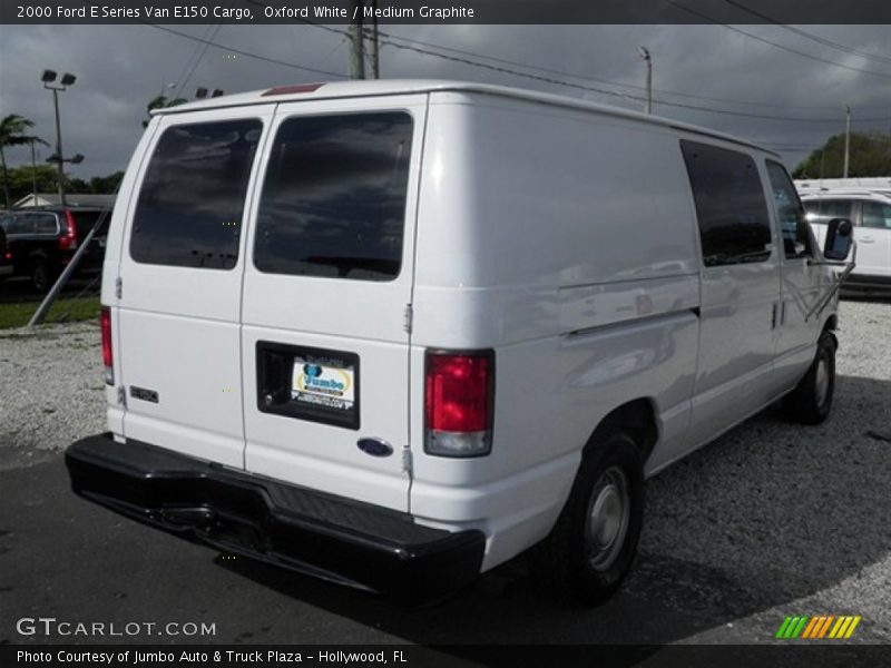 Oxford White / Medium Graphite 2000 Ford E Series Van E150 Cargo