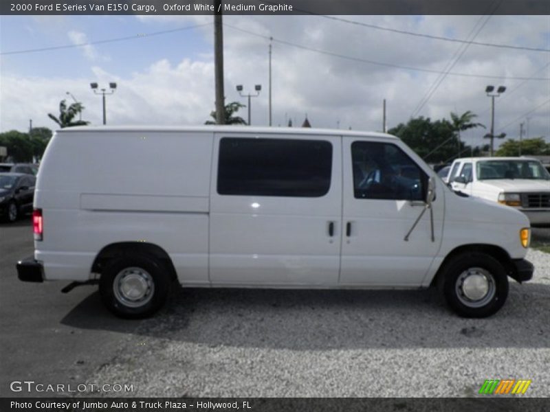 Oxford White / Medium Graphite 2000 Ford E Series Van E150 Cargo
