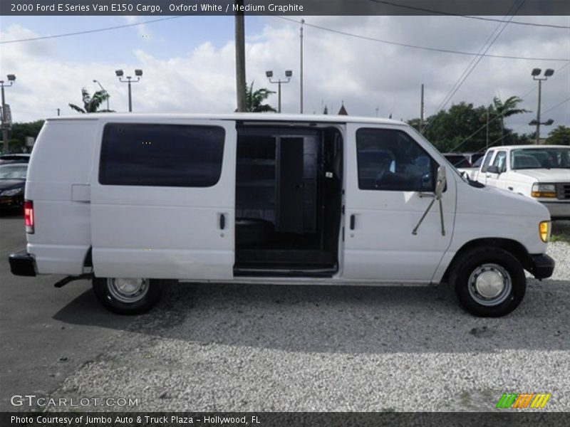 Oxford White / Medium Graphite 2000 Ford E Series Van E150 Cargo