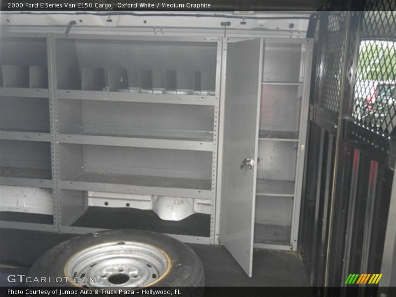 Oxford White / Medium Graphite 2000 Ford E Series Van E150 Cargo