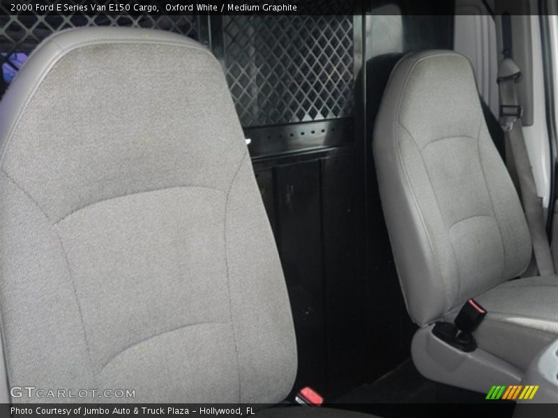 Oxford White / Medium Graphite 2000 Ford E Series Van E150 Cargo