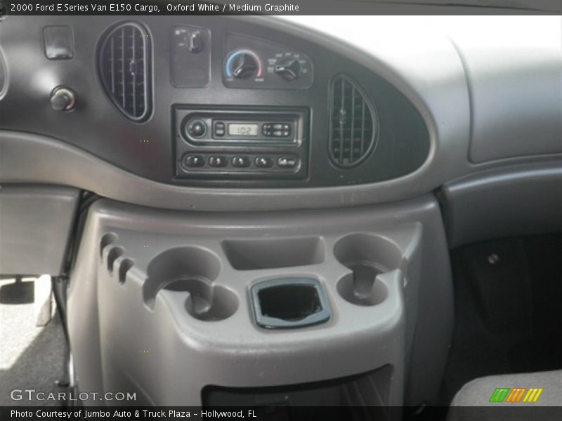Oxford White / Medium Graphite 2000 Ford E Series Van E150 Cargo