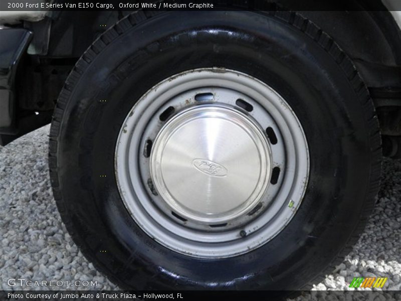 Oxford White / Medium Graphite 2000 Ford E Series Van E150 Cargo