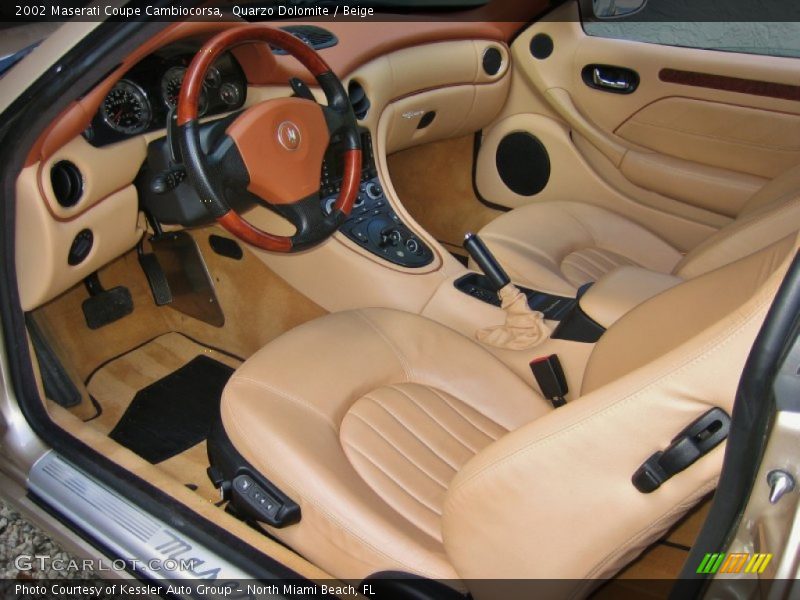  2002 Coupe Cambiocorsa Beige Interior