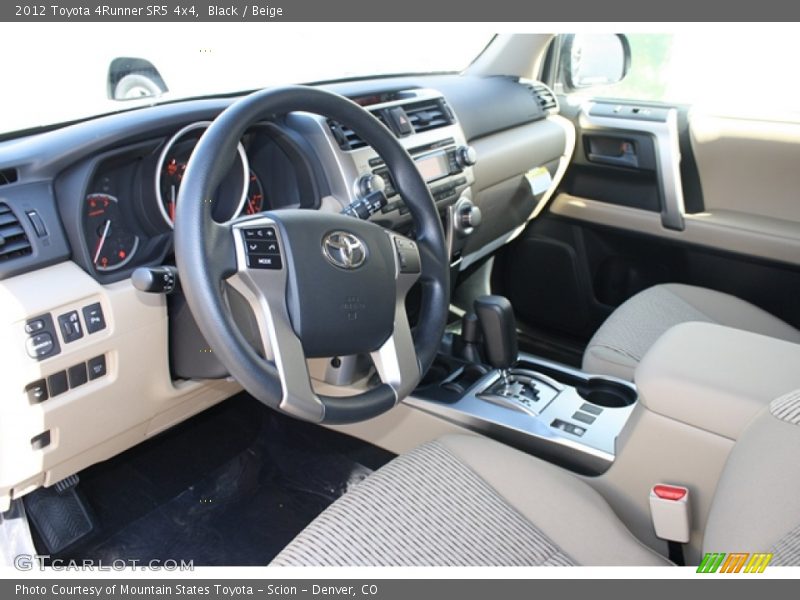 Black / Beige 2012 Toyota 4Runner SR5 4x4