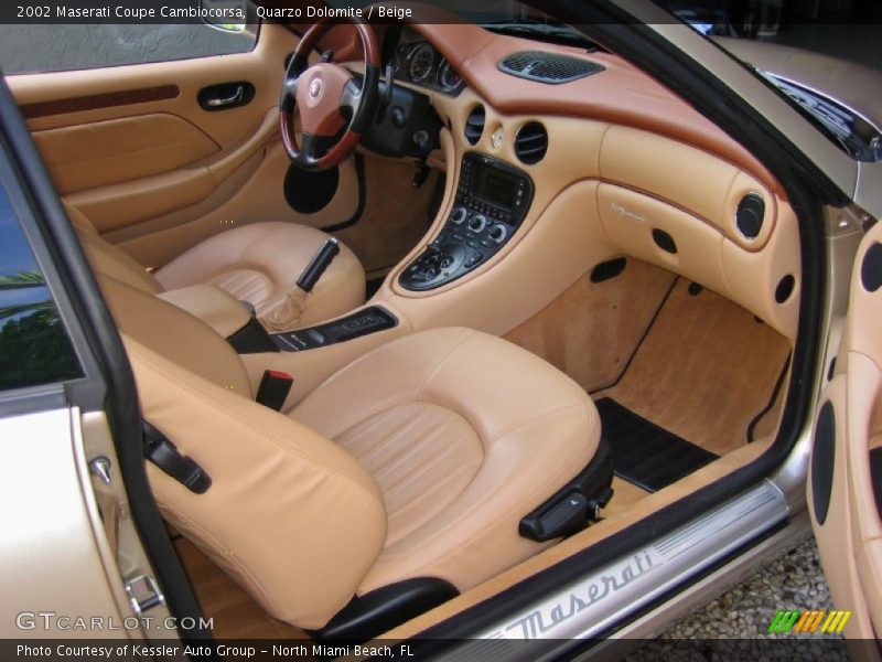  2002 Coupe Cambiocorsa Beige Interior