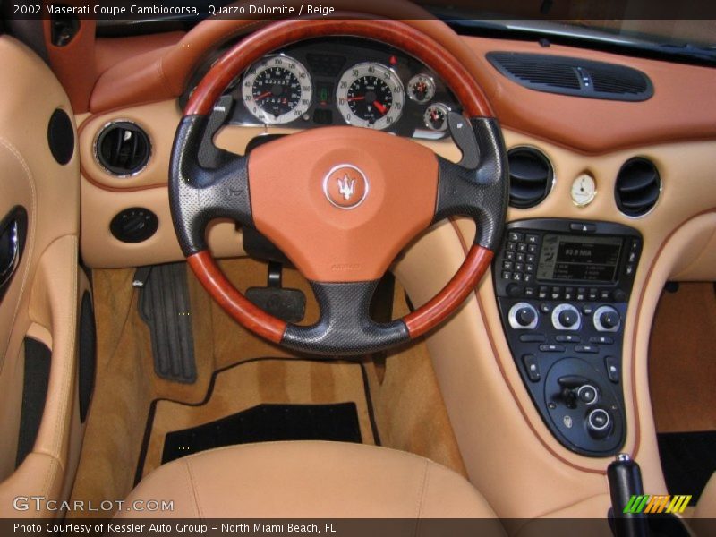  2002 Coupe Cambiocorsa Steering Wheel