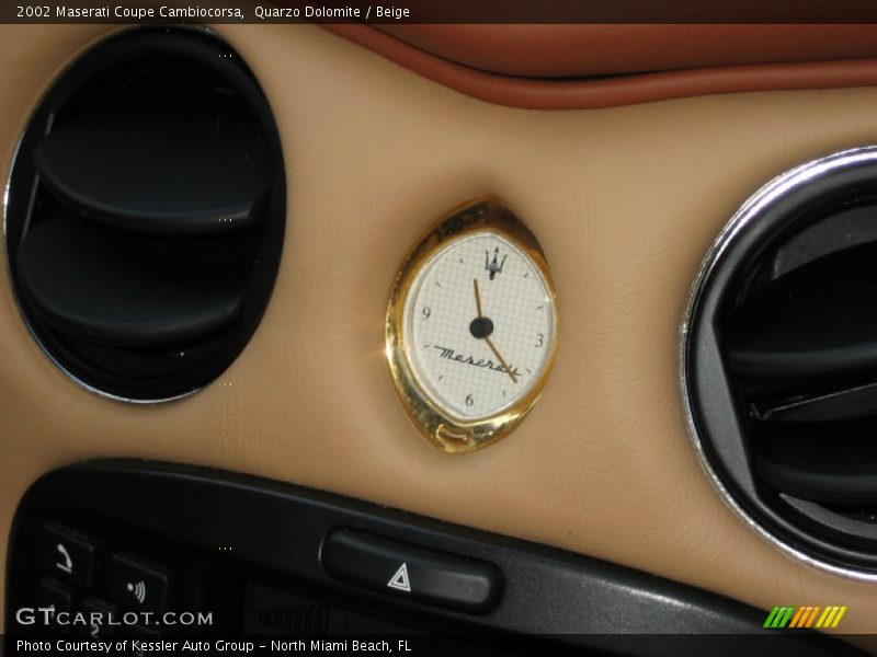 Quarzo Dolomite / Beige 2002 Maserati Coupe Cambiocorsa