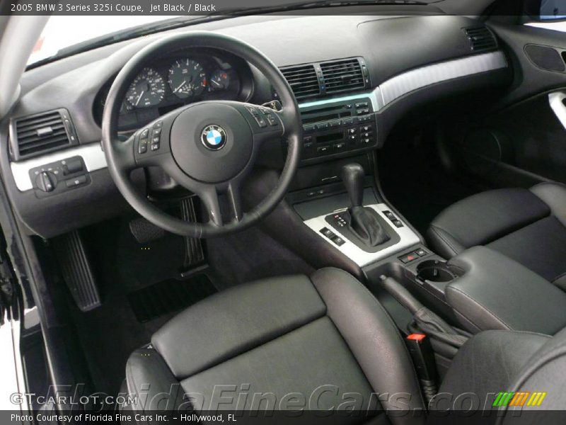 Jet Black / Black 2005 BMW 3 Series 325i Coupe