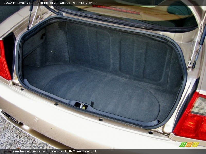 2002 Coupe Cambiocorsa Trunk
