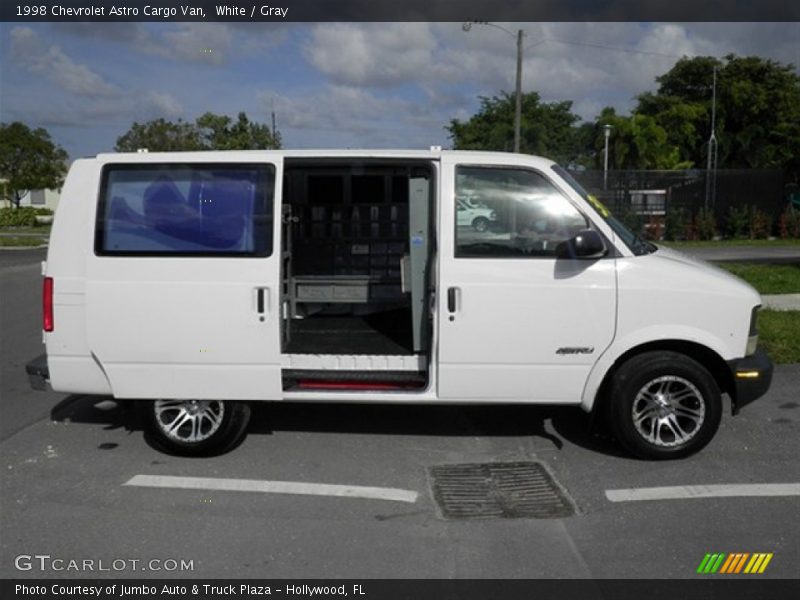 White / Gray 1998 Chevrolet Astro Cargo Van