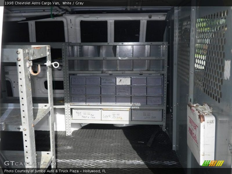 White / Gray 1998 Chevrolet Astro Cargo Van